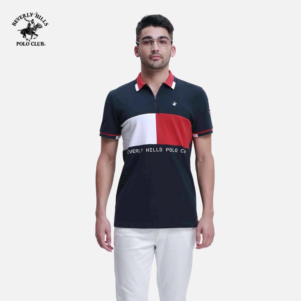 Áo polo Ngắn tay Nam Beverly Hills Polo Club Regular Fit Navy đậm DN- PMRSW21TL019