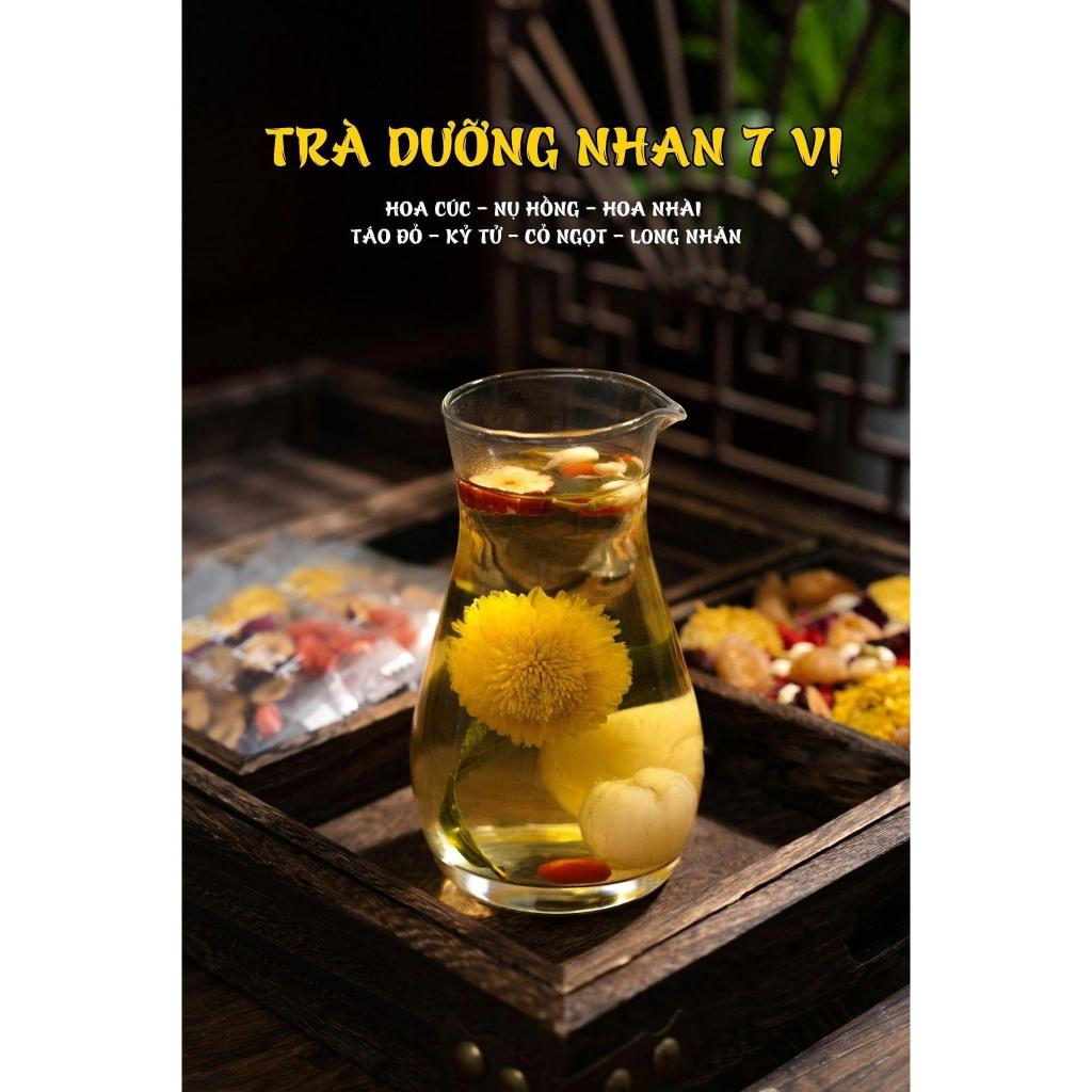 Trà Hoa Dưỡng nhan Đẹp Da 7 Vị Bamboo - Giảm Cân Thanh Nhiệt Giải Độc Dễ Ngủ, An Thần