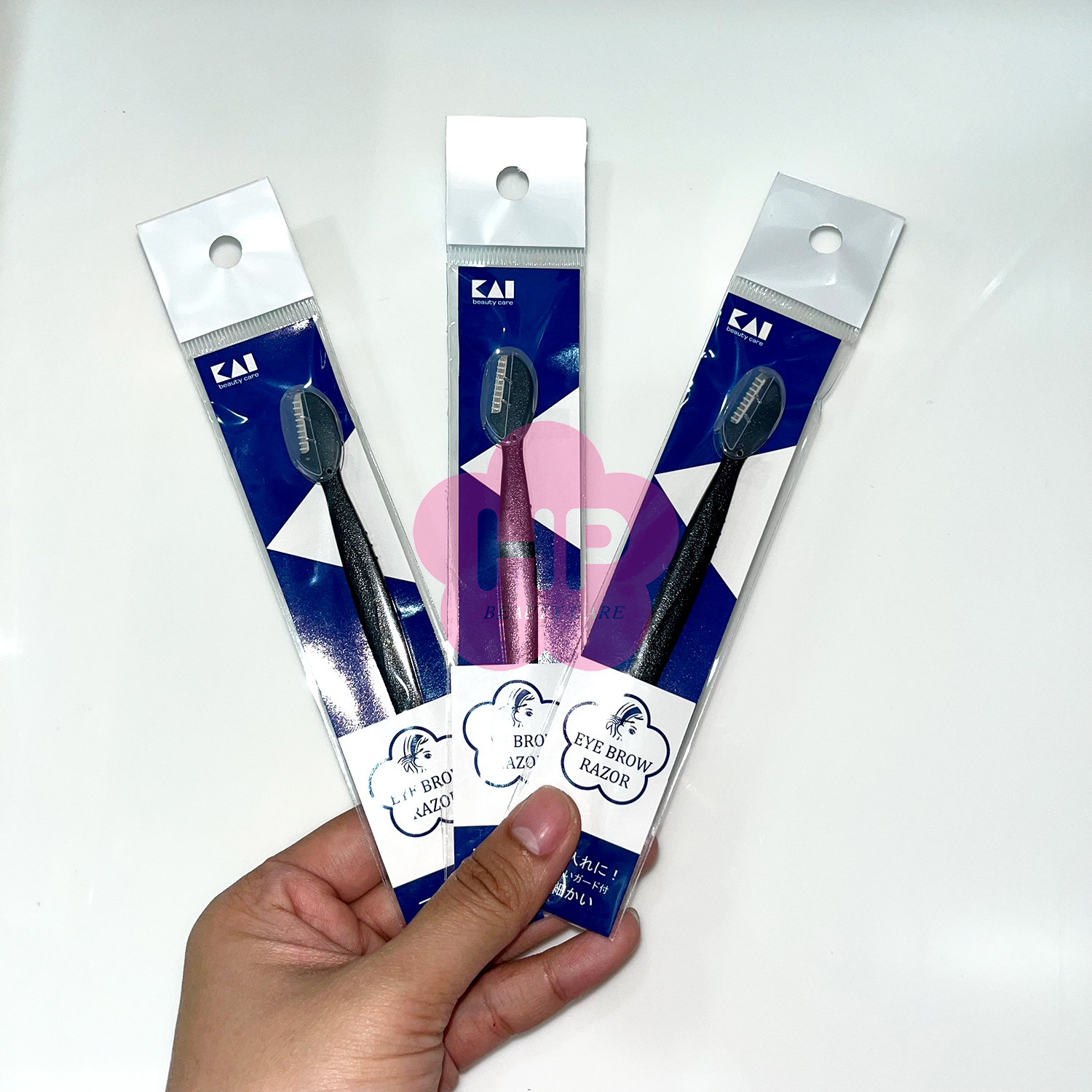 Dao Cạo Lông Mày Màu Đen Kai Groom 38531-HC1161