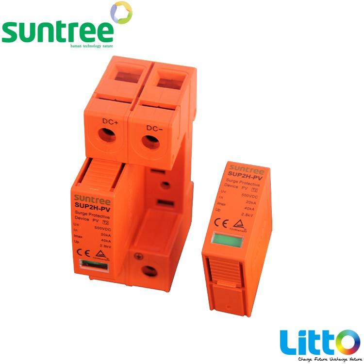 CHỐNG SÉT DC SUNTREE 2P 500VDC, 2P 800VDC (NEW DC SURGE PROTECTOR) - Hàng Chính Hãng