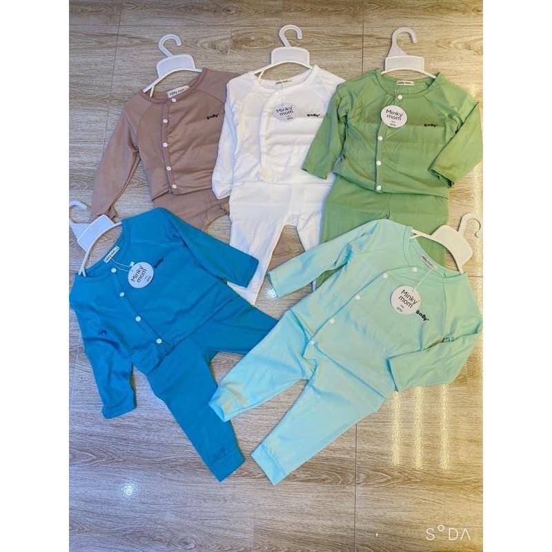 BỘ DÀI NÚT CHÉO THÊU BABY