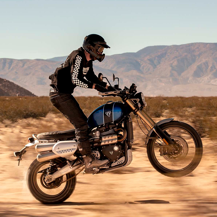 Xe Môtô Triumph Scrambler 1200 XE - COBALT BLUE/JET BLACK