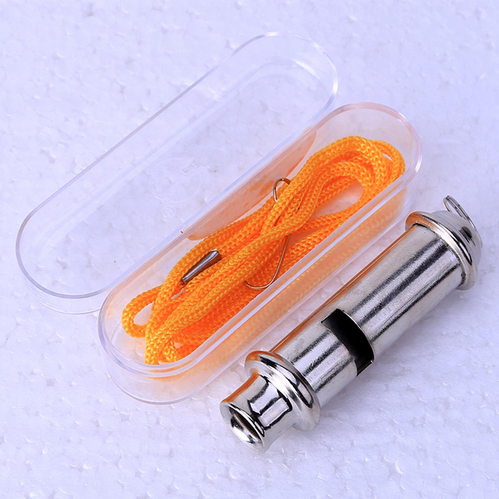 Survival Whistle Attachment Training Bird Stainless Steel Professional Tool Portable High Decibel Equipment for Device SOS Emergency Outdoor