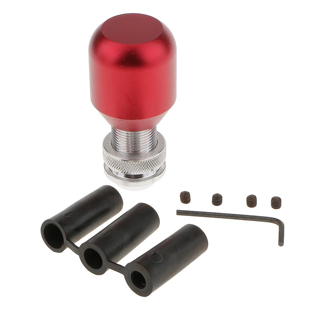 Universal Aluminum Alloy Car Gear Stick Shift Knob - Rose Red