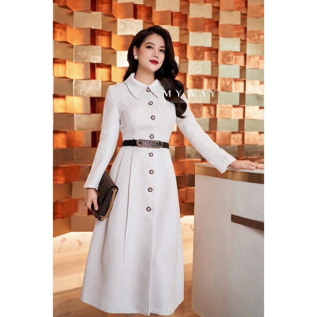 Áo Khoác Nữ MY WAY Dáng Dài Ôm Dáng Sang Trọng 3MAD206