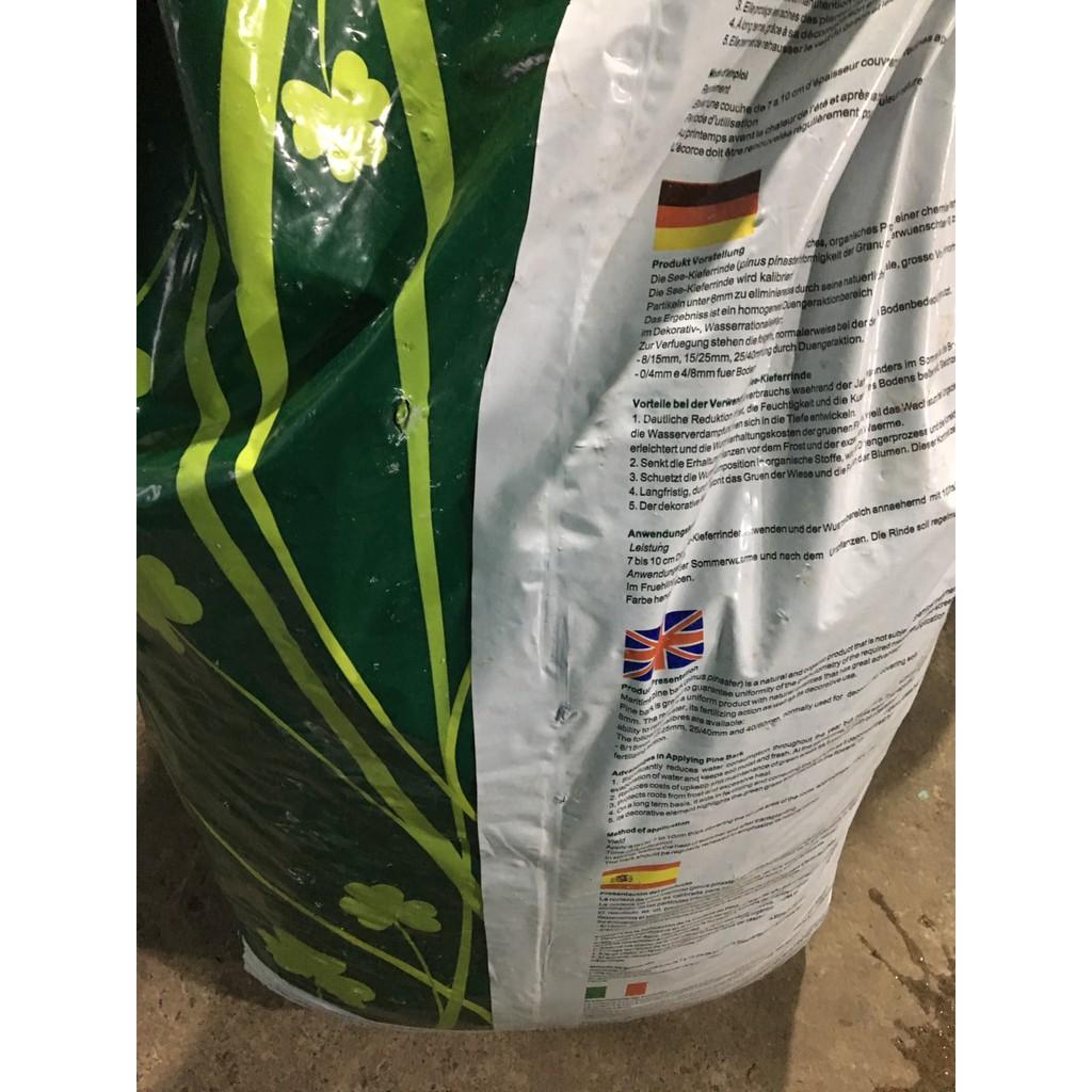 VỎ THÔNG Nhập Khẩu ALFABARK Bồ Đào Nha- chiết lẻ 01 kg size 12-18 mm