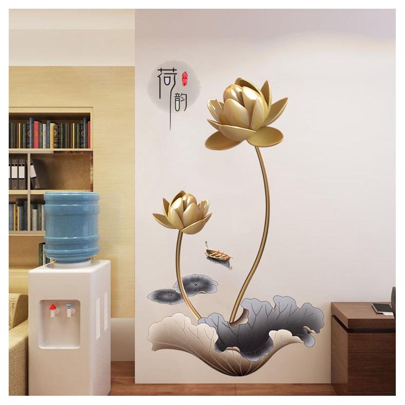 Tranh dán tường trang trí, decor nhà phòng ngủ phòng khách