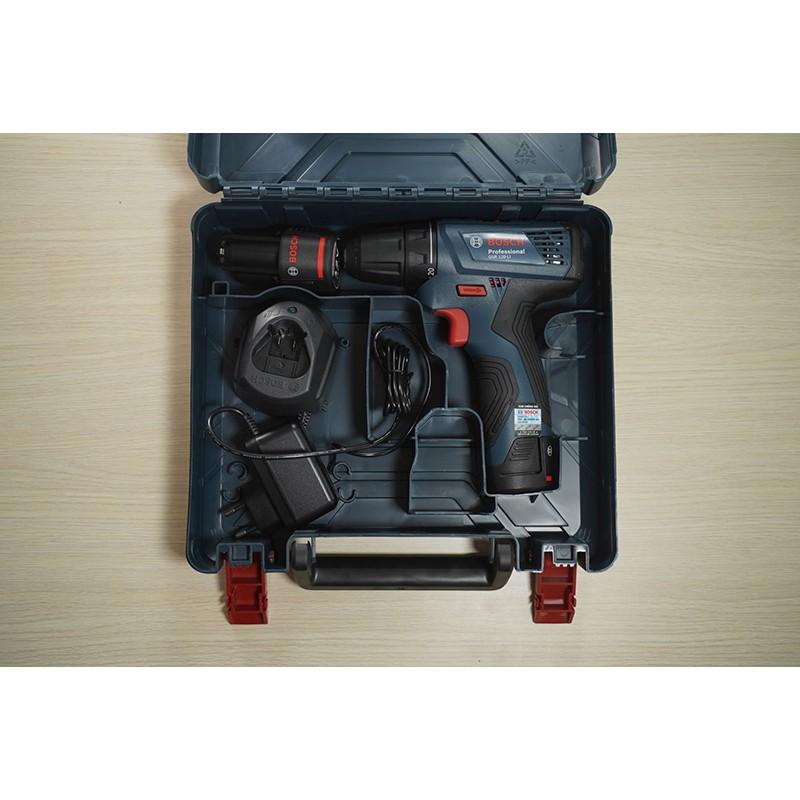 Máy khoan vặn vít dùng pin 12V Bosch GSR 120-LI GEN II gồm 1 sạc 2 pin 2.0 model 2021