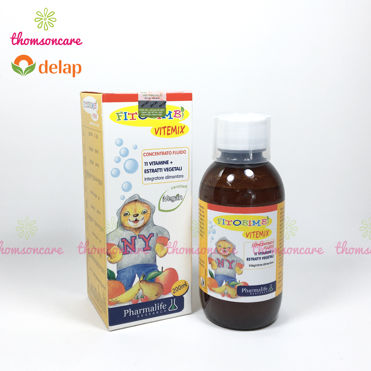 Bổ sung Vitamin cho bé - Vitemix Bimbi của hãng Fitobimbi - Nhập khẩu từ Ý