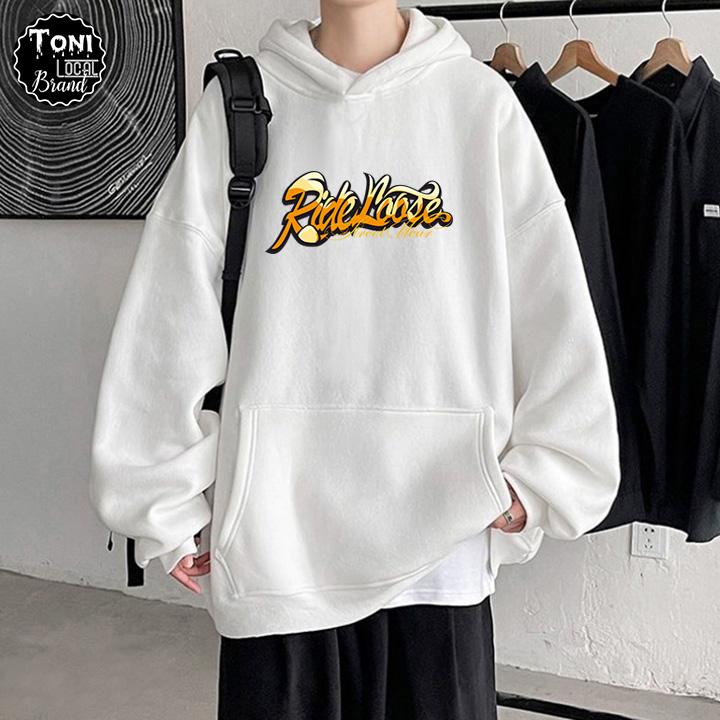 Áo Hoodie Local Brand Unisex RIDE LOOSE nỉ bông form rộng Unisex