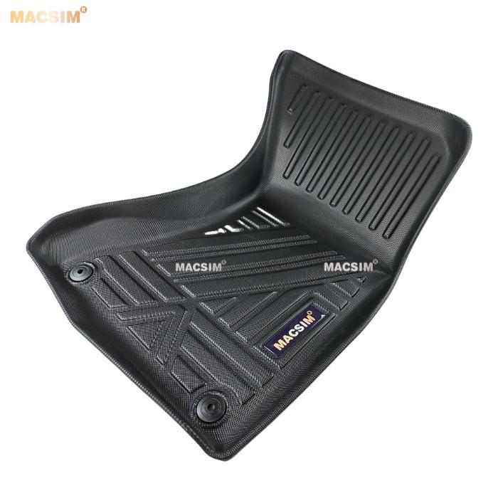 Thảm lót sàn xe ô tô (TC) Porcher Macan 2014-2021 Nhãn hiệu Macsim chất liệu nhựa TPE cao cấp