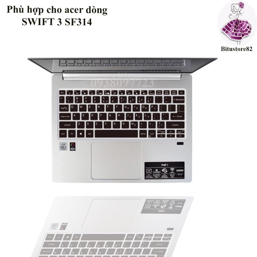 Ốp silicon phủ bàn phím dành cho laptop  Acer Swift 3 SF314