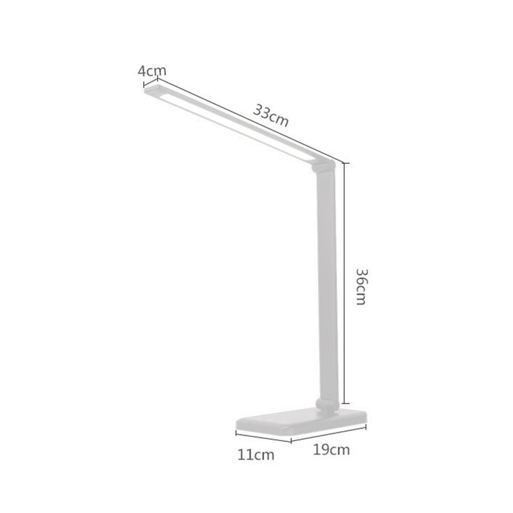 Đèn để bàn Chăm sóc mắt 5V 700LM 26 LED Đèn bàn linh hoạt Cảm biến cảm ứng 10 mức độ sáng với sạc USB
