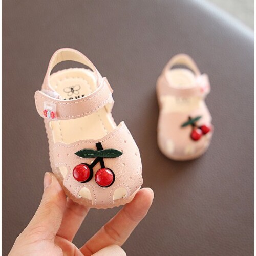 Giày cho bé gái đế sandal có quai hậu êm chân chống trượt