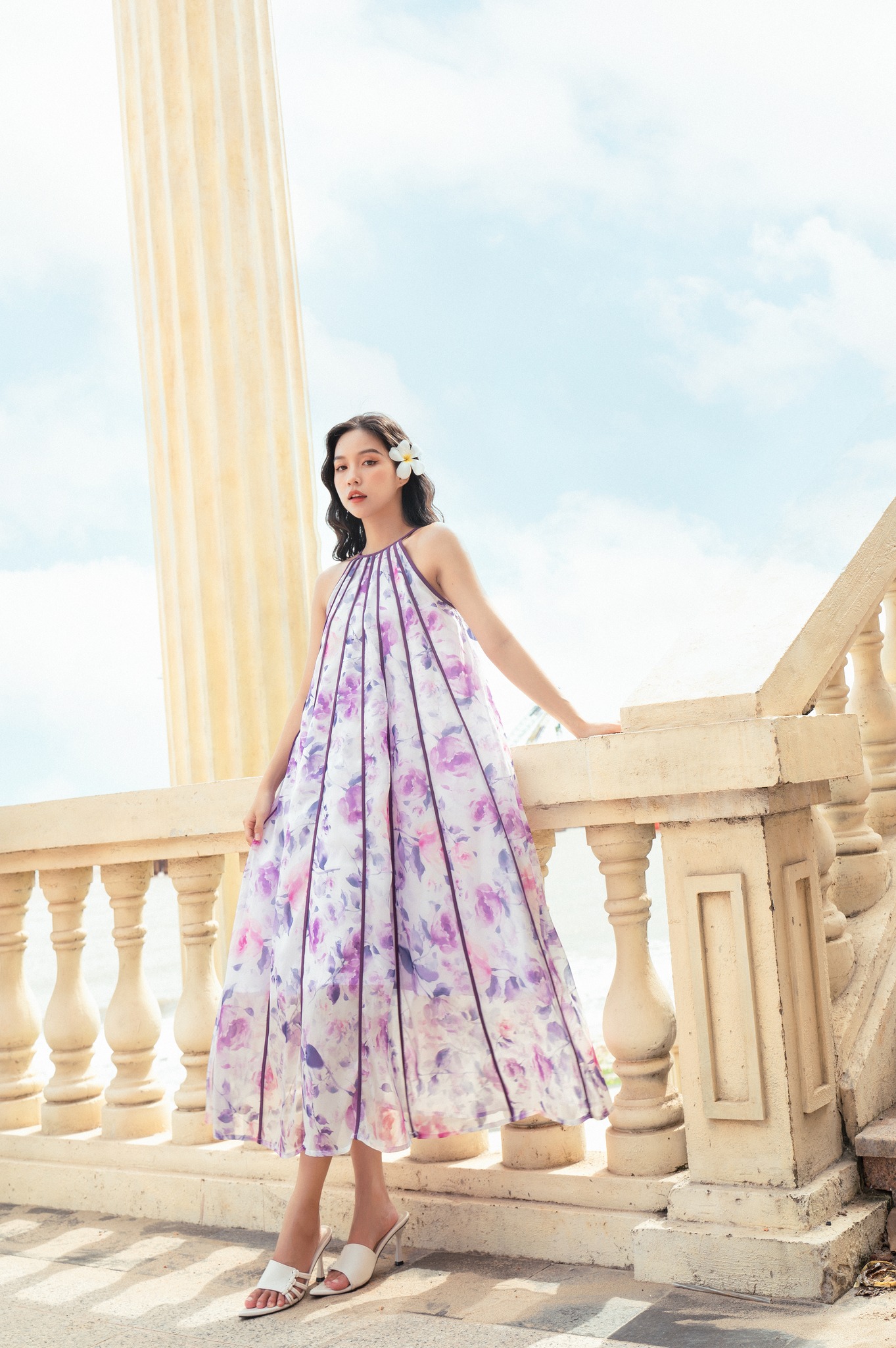 OLV - Đầm Wisteria Pleated Maxi