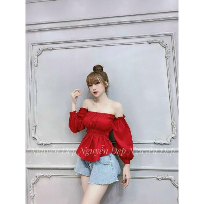 ÁO PEPLUM BẸT VAI