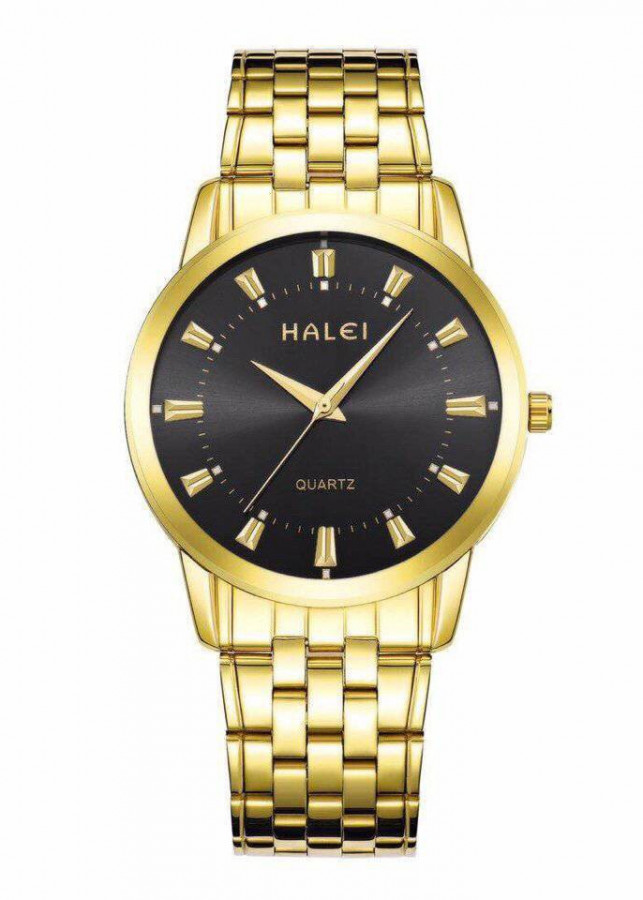 Đồng hồ Nam Halei cao cấp - HL5020 dây vàng 