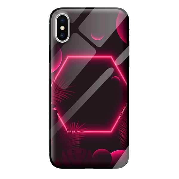 Ốp kính cường lực cho iPhone XS mẫu VÒNG 1 - Hàng chính hãng