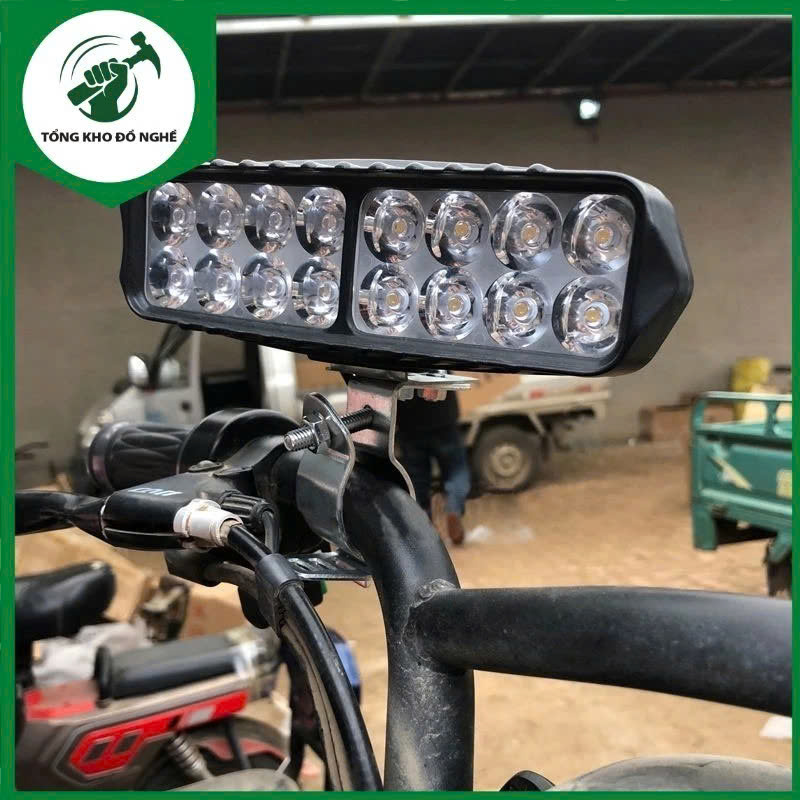 Đèn Trợ Sáng Xe Máy Ô Tô 16 TIM LED – Siêu Sáng, Loại Tốt, Lắp Được Mọi Dòng Xe