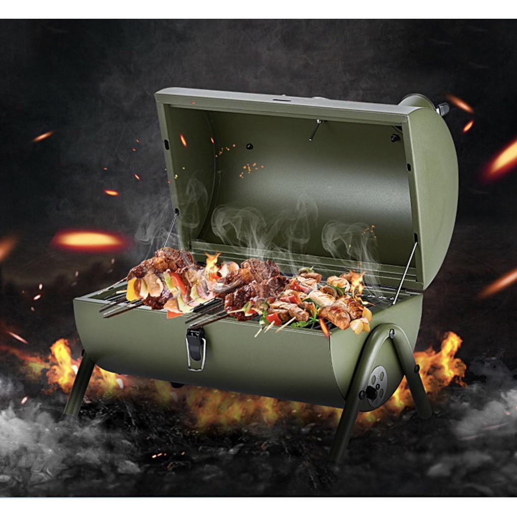 Lò nướng than có quai xách tiện lợi BBQ Bacon USA - AsiaMart