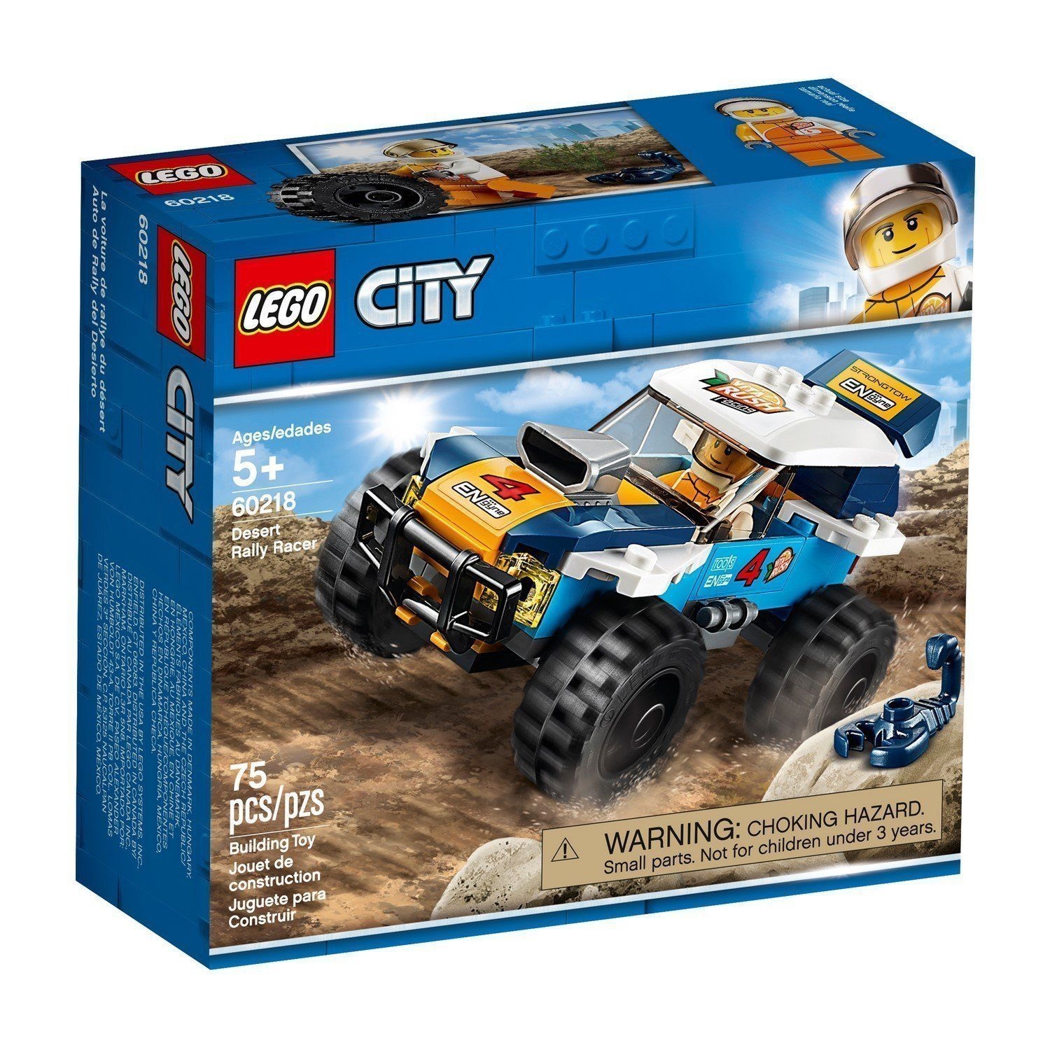 Bộ Lắp Ráp Lego Xe Đua Sa Mạc - 60218