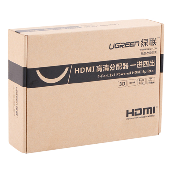 Bộ Chia HDMI Ugreen Ra 4 Cổng HDMI 40202 - Hàng Chính Hãng