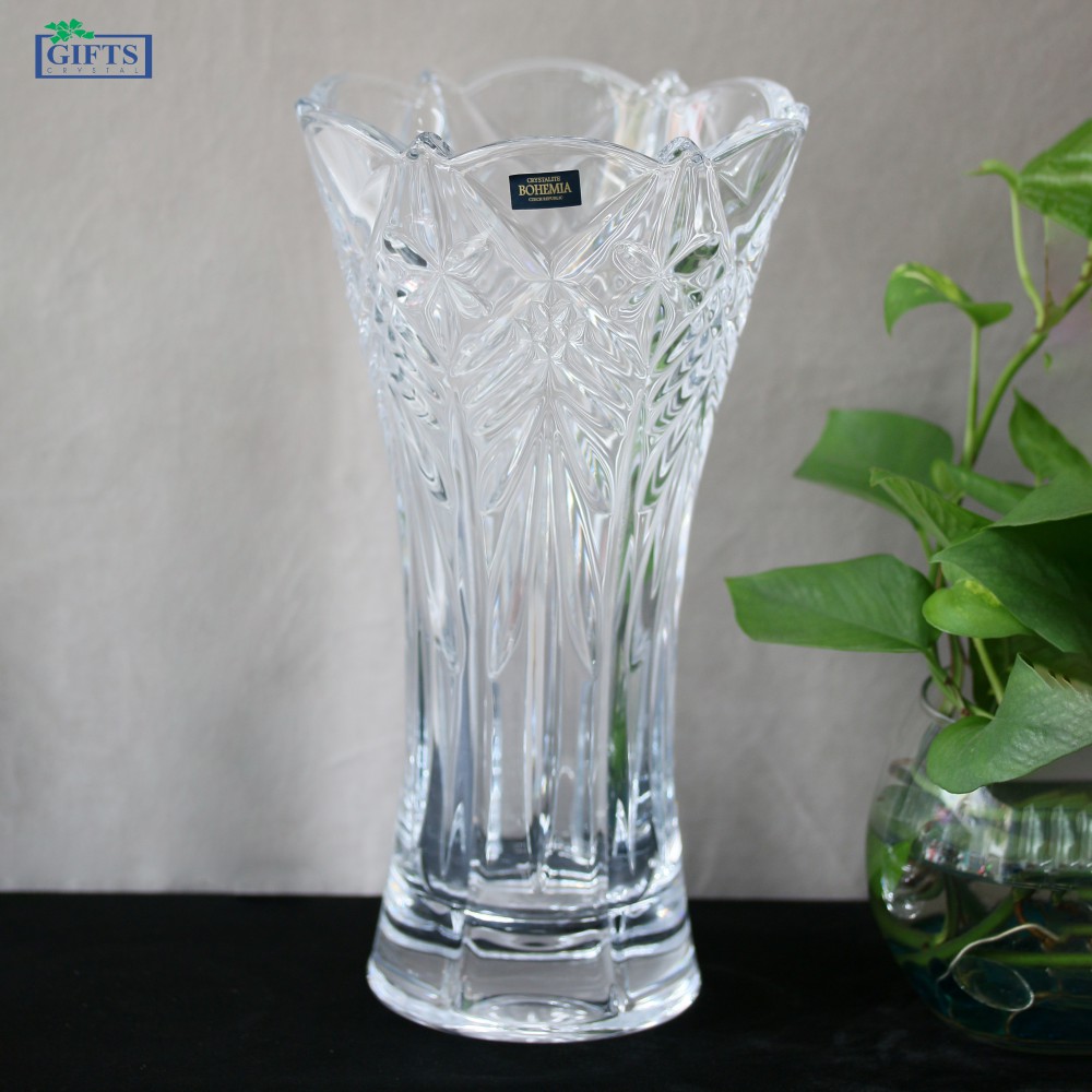 Bình cắm hoa Taurus Bohemia Tiệp khắc cao 25cm