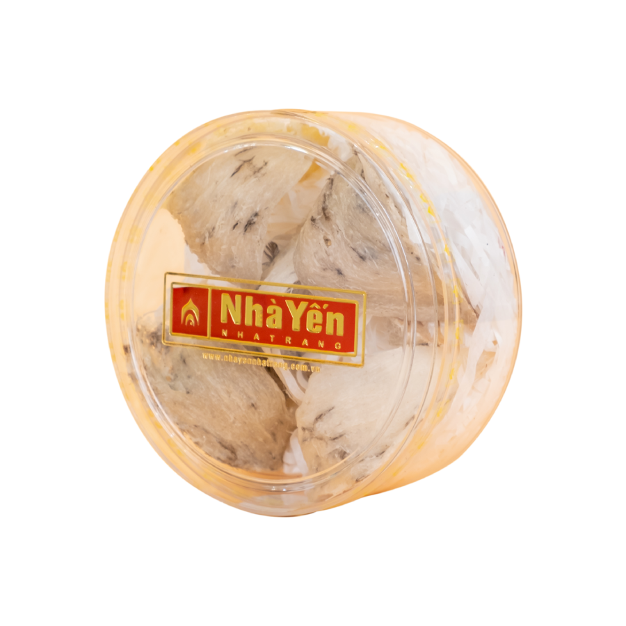 Tổ Yến Trắng Thô - Nhà Yến Nha Trang - Loại Chất Lượng 49 - Hộp 50 Gram - Tổ Yến Nguyên Chất - Tổ Yến Thô - Hàng Chính Hãng