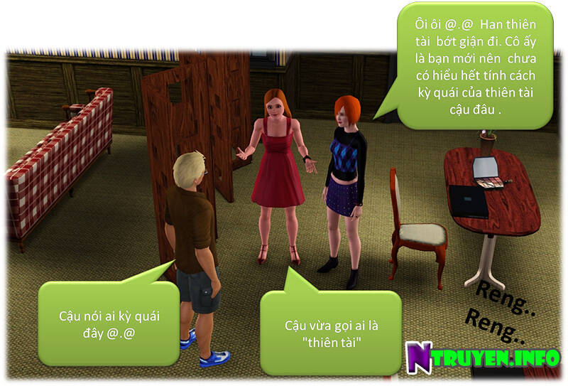 truyện sims - bí mật màu xanh chapter 2 31