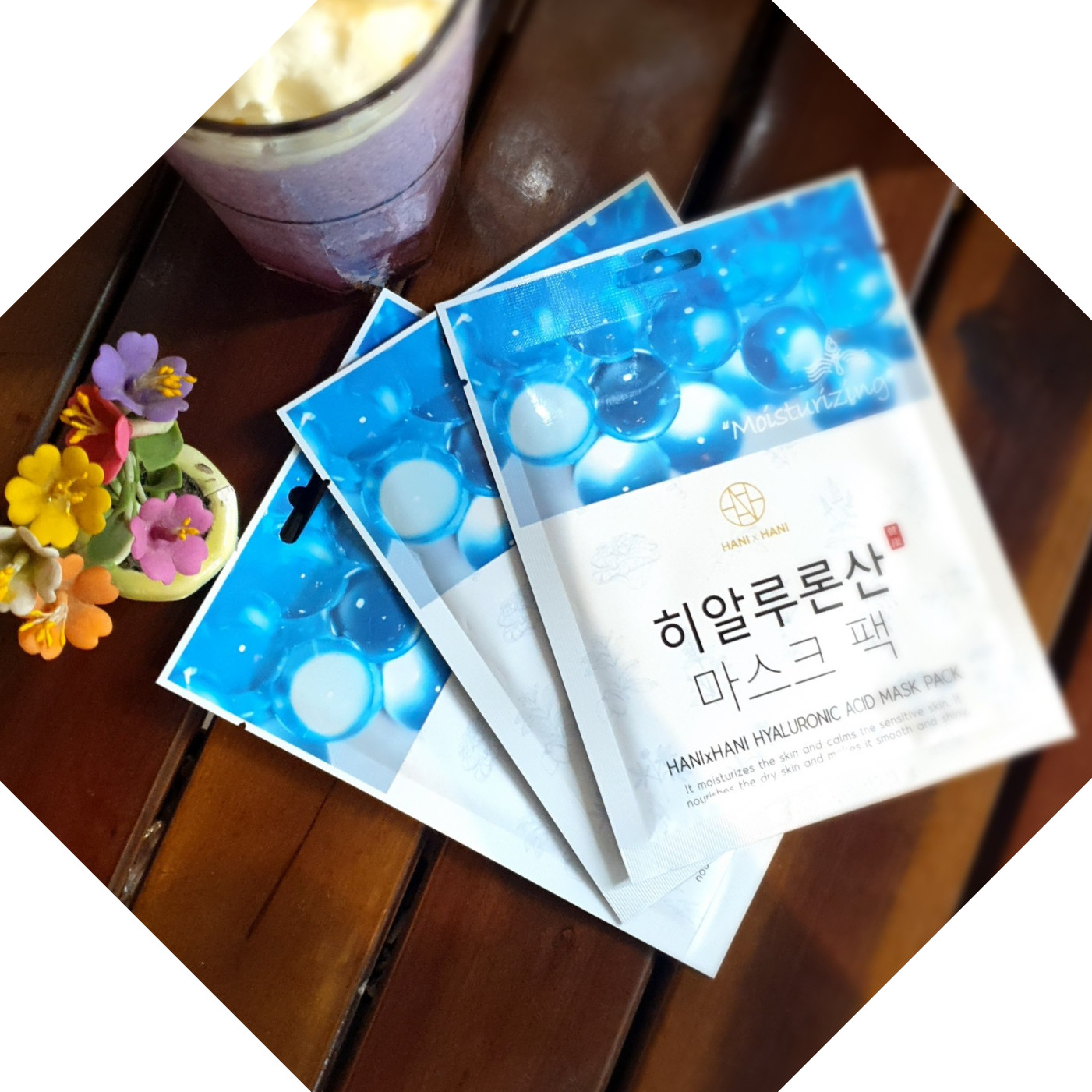 Mặt Nạ Cấp Ẩm - Tái Tạo Da Tinh Chất Hyaluronic Acid Hani x Hani/ Hani x Hani Hyaluronic Acid Mask Sheet