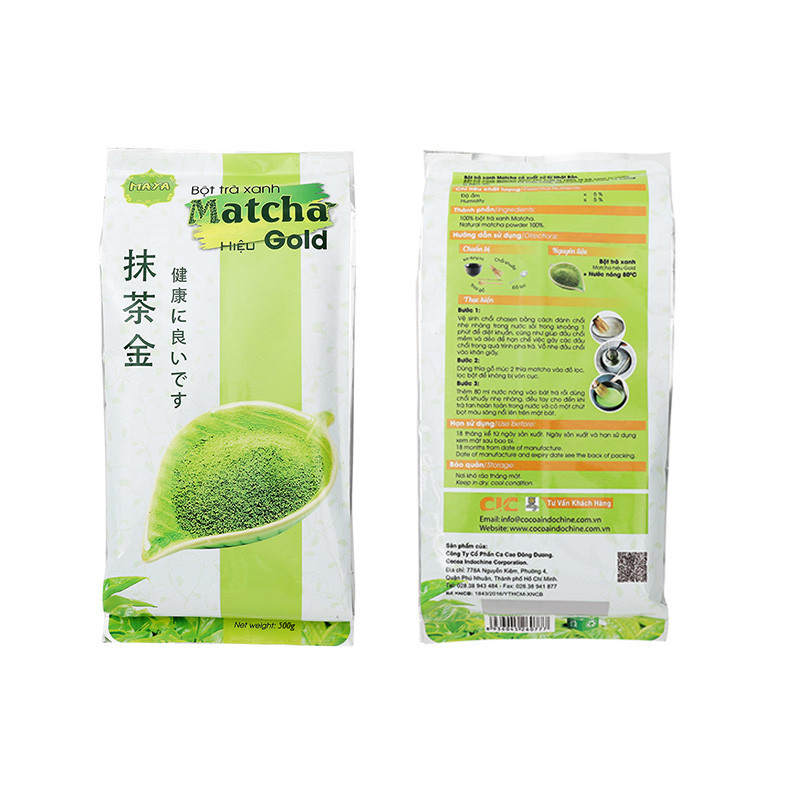 Combo 2 túi Bột trà xanh Matcha Gold