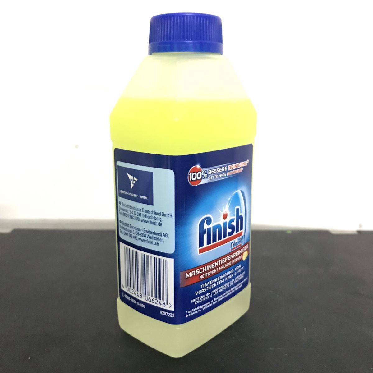 Dung dịch vệ sinh máy rửa bát Finish 250ml (thị trường Đức) - Giao ngẫu nhiên