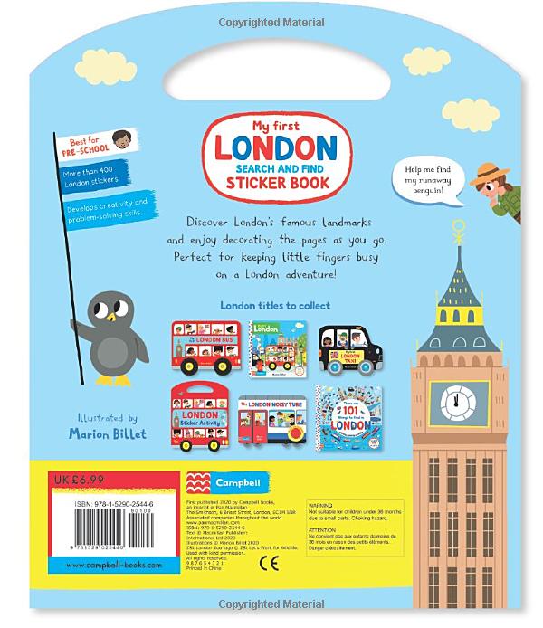 My First Search And Find London Sticker Book