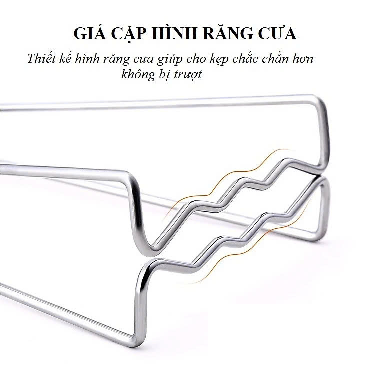 Dụng cụ gắp đồ nóng INOX BẠC