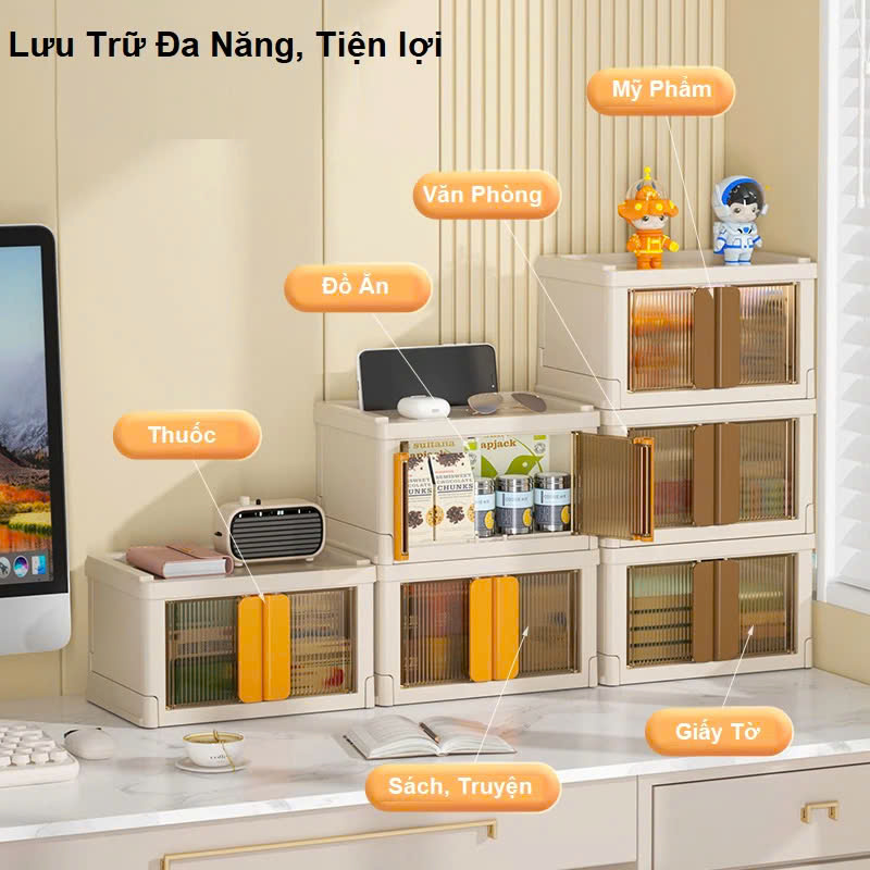 Giá Đựng Sách Để Bàn - Kệ Chia Ngăn Văn Phòng Học Sinh Sinh Viên - Chặn Sách Nhiều Ngăn Giúp Sắp Xếp Tài Liệu