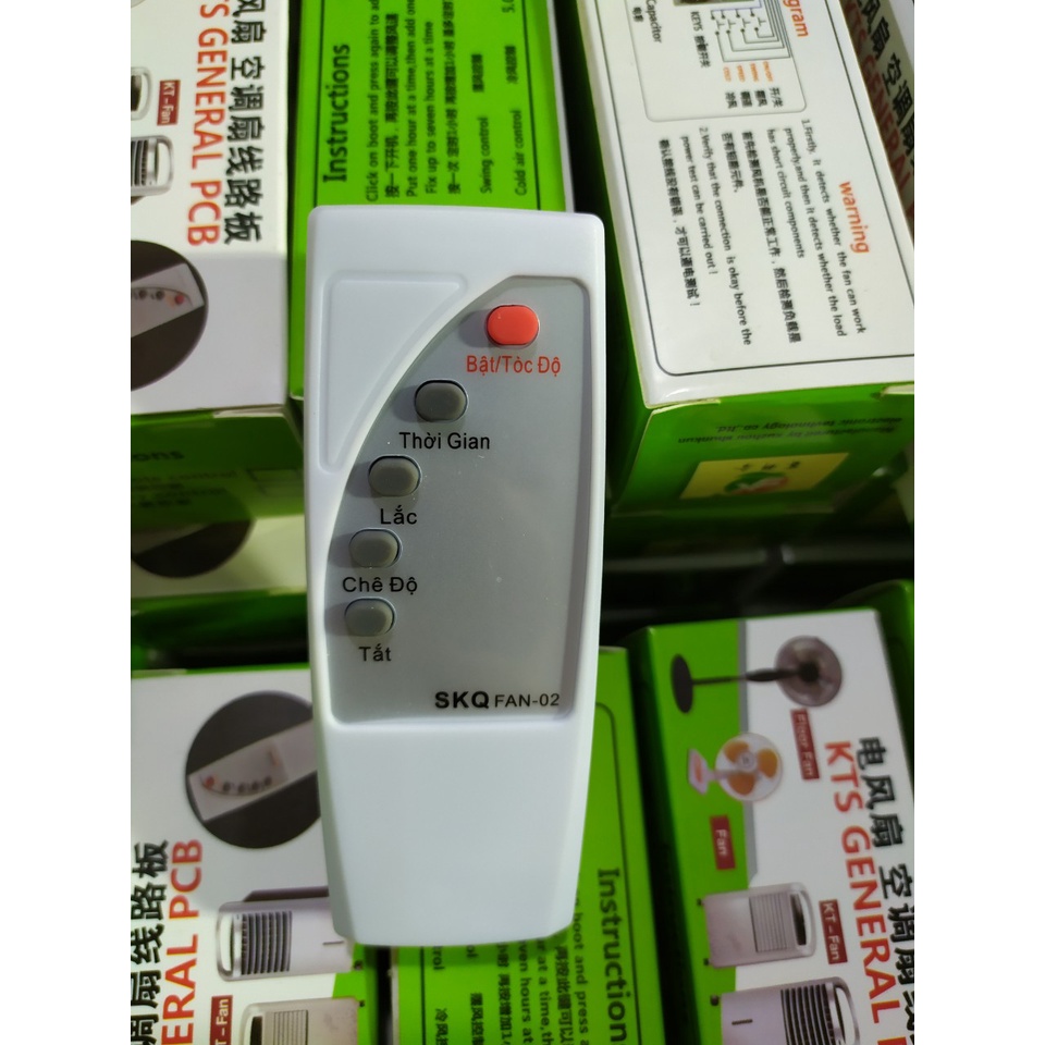 Bộ mạch điều khiển từ xa cho quạt bàn quạt treo tường - bộ mạch điều khiển quạt từ xa