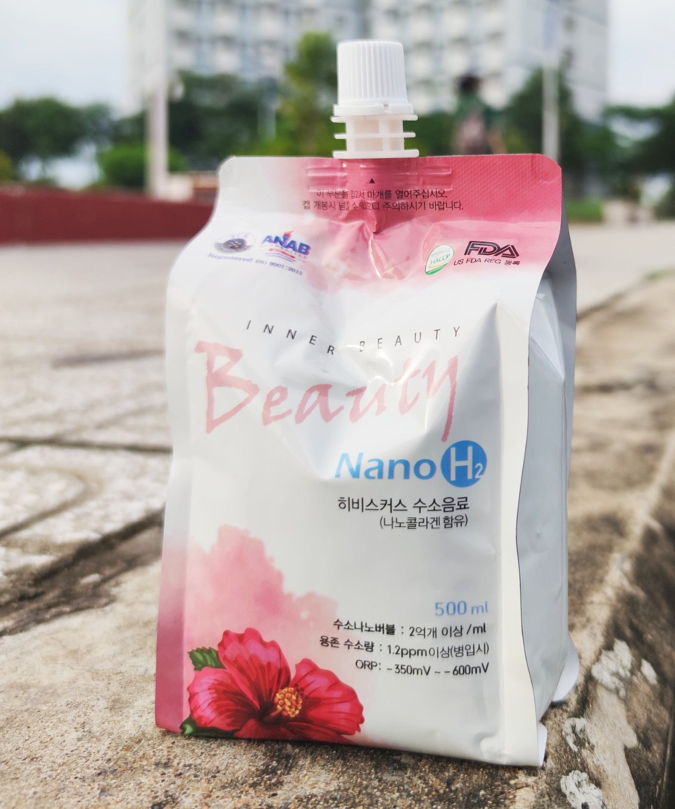 Nước Giải Khát Hydrogen Nano Beauty Giúp Thanh Lọc Cơ Thể - Một gói 500ml