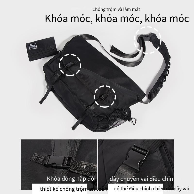 Túi máy tính xách tay đeo chéo thuận tiện nhất Máy tính xách tay 14 inch phù hợp với Apple MacBook13.3 Lenovo Huawei 15 6