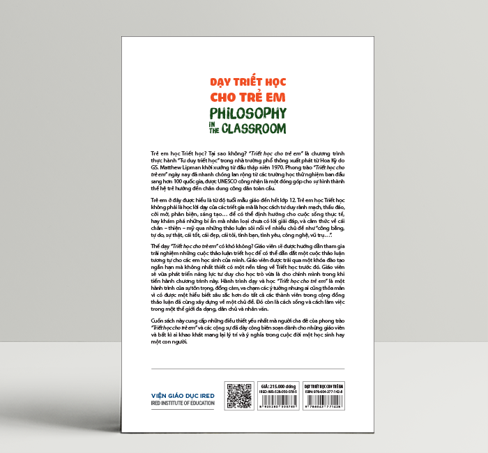 Dạy Triết Học Cho Trẻ Em (Philosophy in the Classroom) - IRED Books