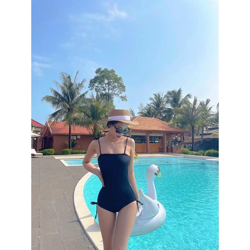 BiKiNi đồ bơi  1 mảnh dây rút 2 bên sườn