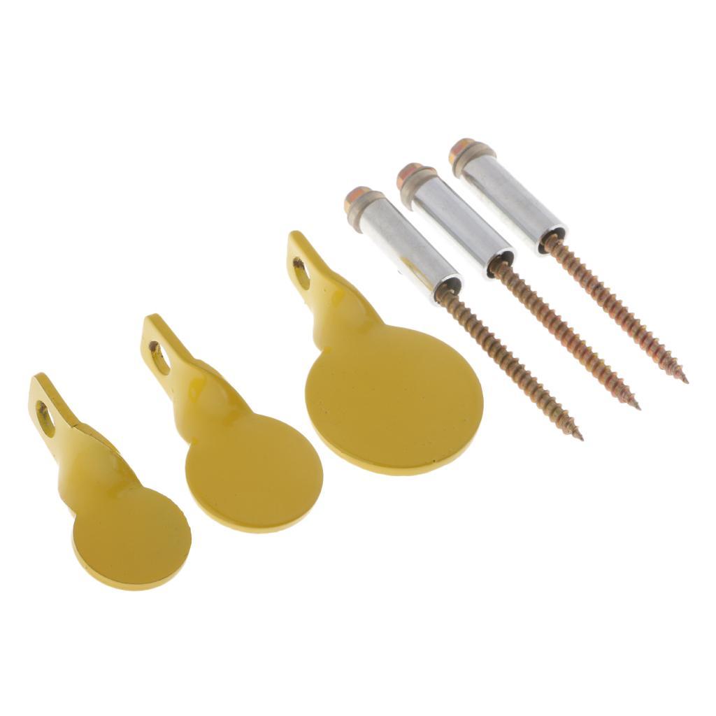 3pcs Shooting Training Target Plinking Spinner Target for Hunting Practice