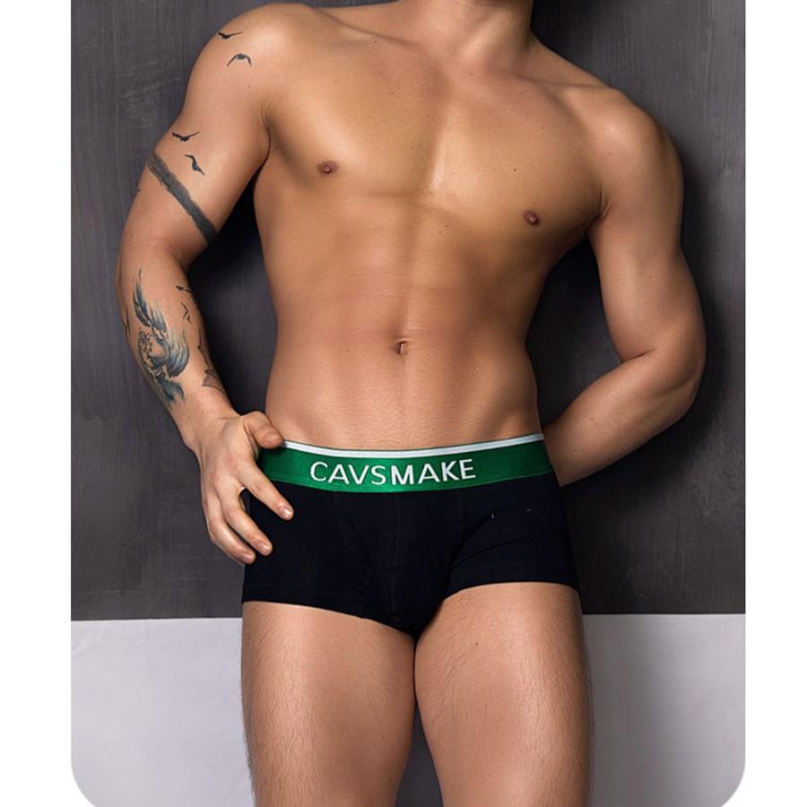 QUẦN LÓT NAM - BOXER Đai Xanh Siêu Cá Tính - Thun Mịn