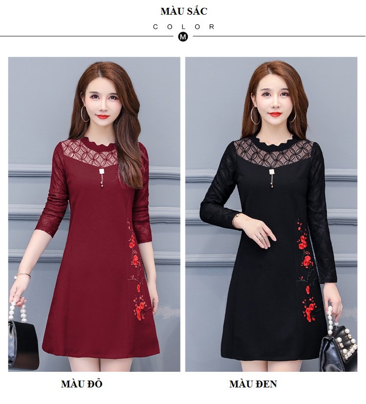 VÁY ĐẦM LỄ TẾT NHIỀU SIZE _ TB 417