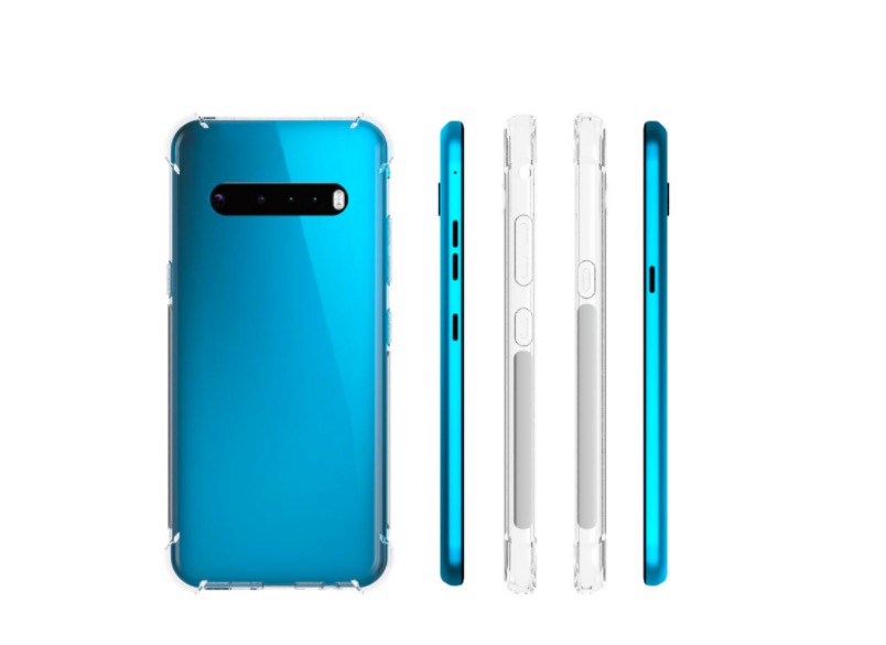 Ốp lưng dành cho LG V60 ThinQ bảo vệ camera, dẻo trong suốt, chống va đập