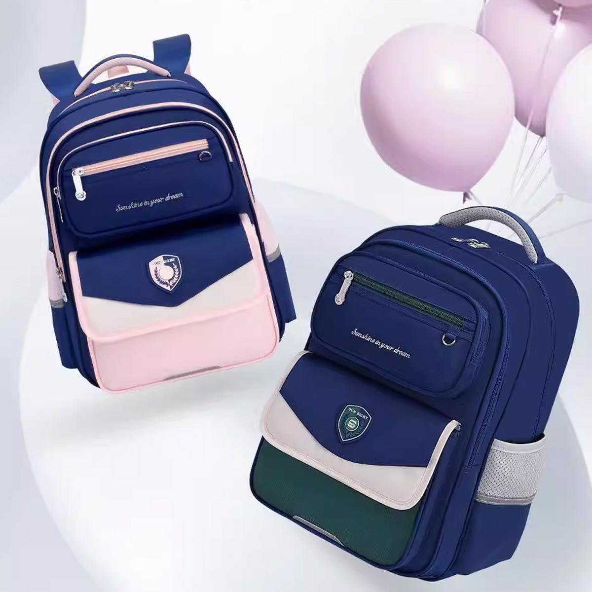 Ba Lô Chống Gù - Sun Eight 22339 - Màu Hồng Tím, Xanh Navy, Đỏ, Nâu, Xanh Lá