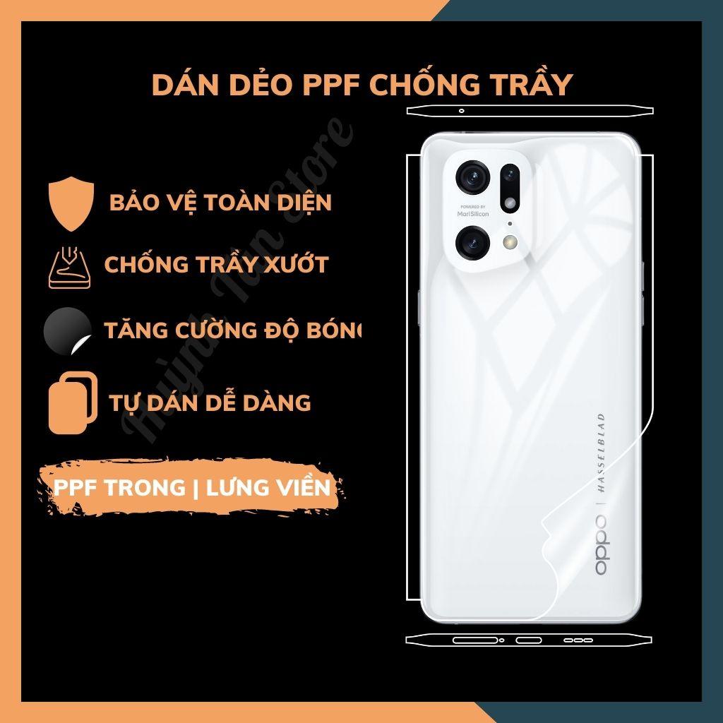 Miếng dán ppf find x5 pro trong suốt hoặc nhám chống vân tay bảo vệ camera mua 1 tặng 1 phụ kiện huỳnh tân store