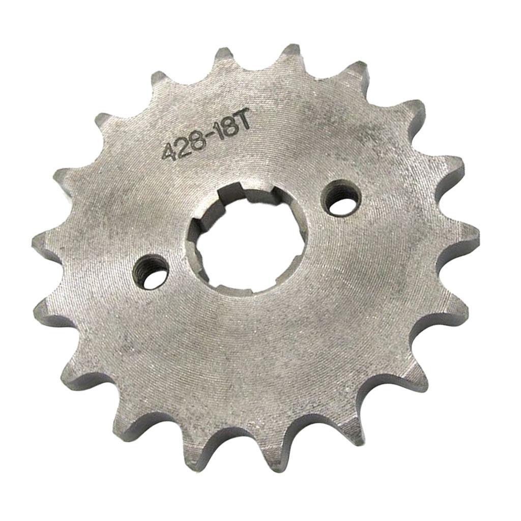 18T 20mm Front Sprocket Cog 428 Chain for Quad Dirt Bike ATV Buggy