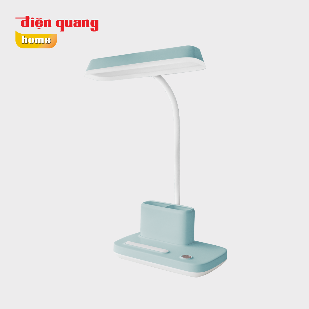 Đèn Bàn LED Cảm Ứng Điện Quang ĐQ LDL17B 3 (3W, Tích Hợp Đèn Ngủ Và Hộp Cắm Bút)