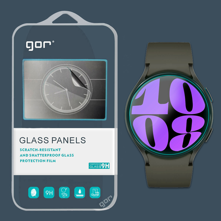 Dán cường lực GOR cho Smartwatch Galaxy Watch 6 / Galaxy Watch 6 Classic Size 40/44/43/47mm - Hàng Chính Hãng