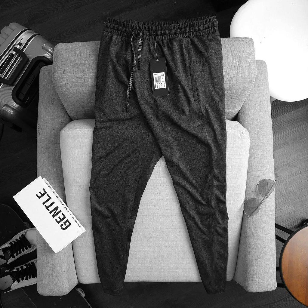 Quần thun dài ống suông nam bigsize - trơn không túm